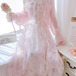 シフォンフラワーラッフルキャミワンピ ・78427