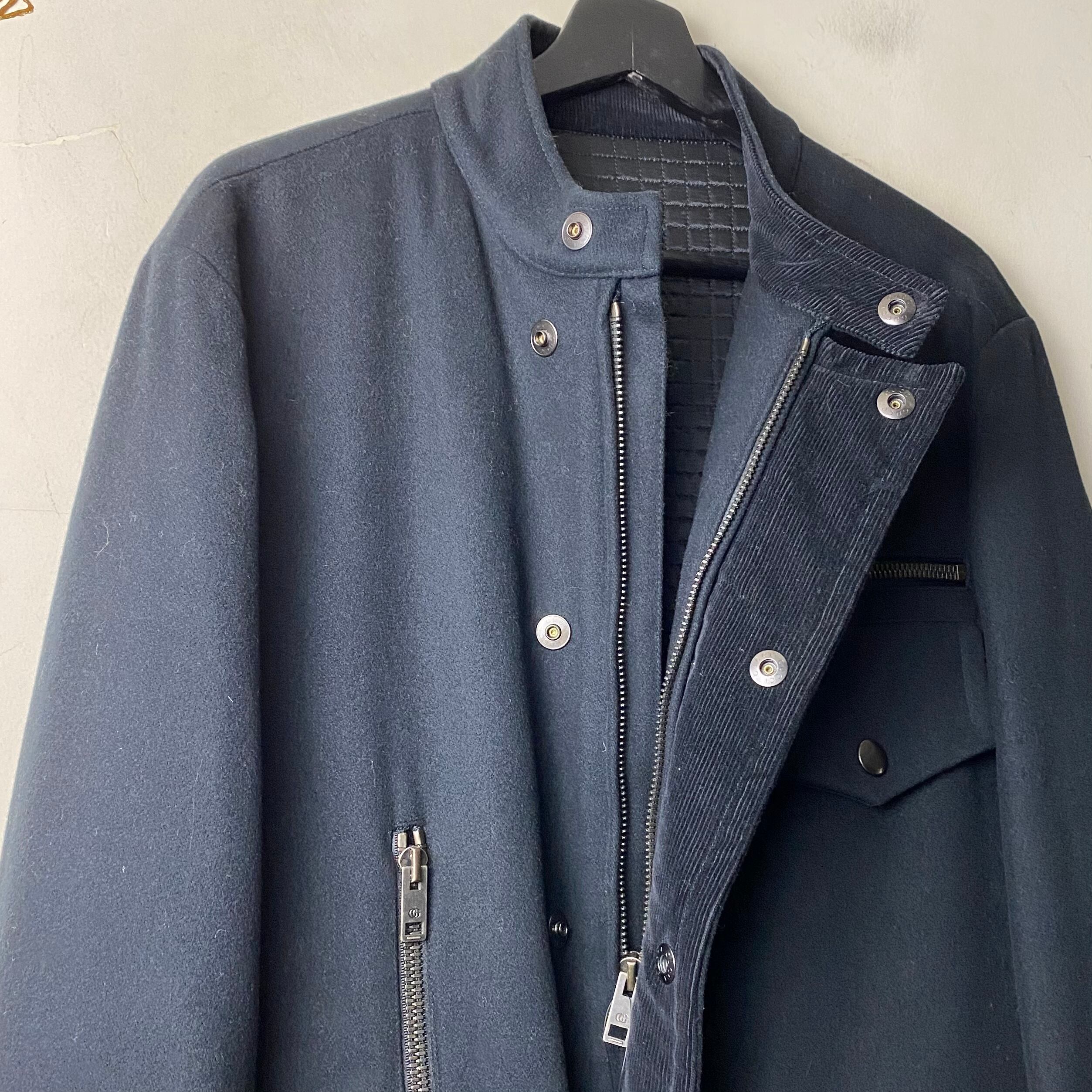 GUCCI by Tom Ford stand collar wool jacket | NOIR ONLINE