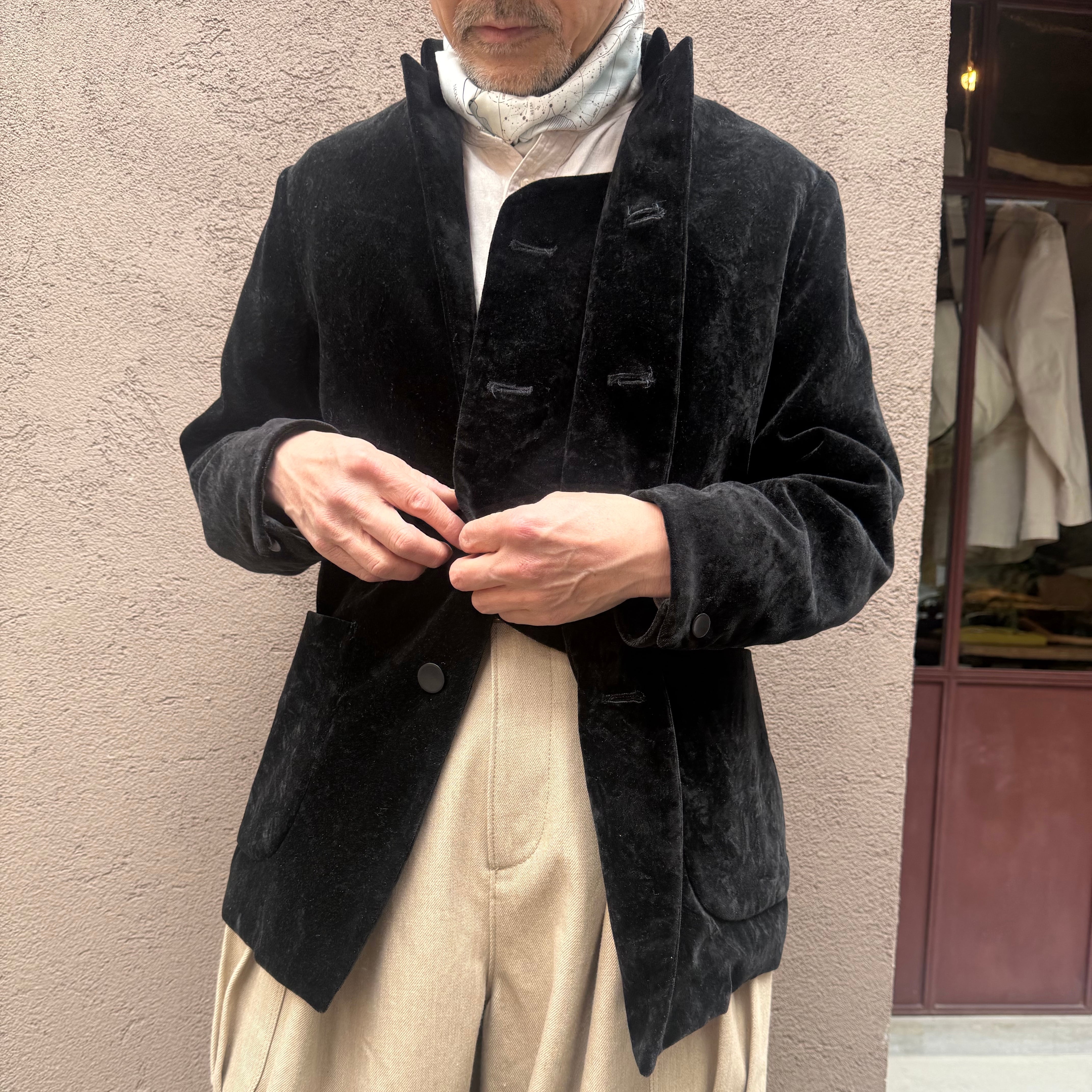 ASEEDONCLOUD/アシードンクラウド Seiyakou uniform jacket /セイヤコウ ユニフォーム ジャケット#252202 BLACK