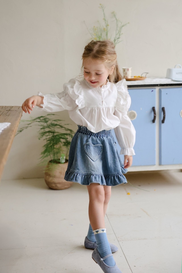 【1/31〆予約】<flo>  Joa denim skirt