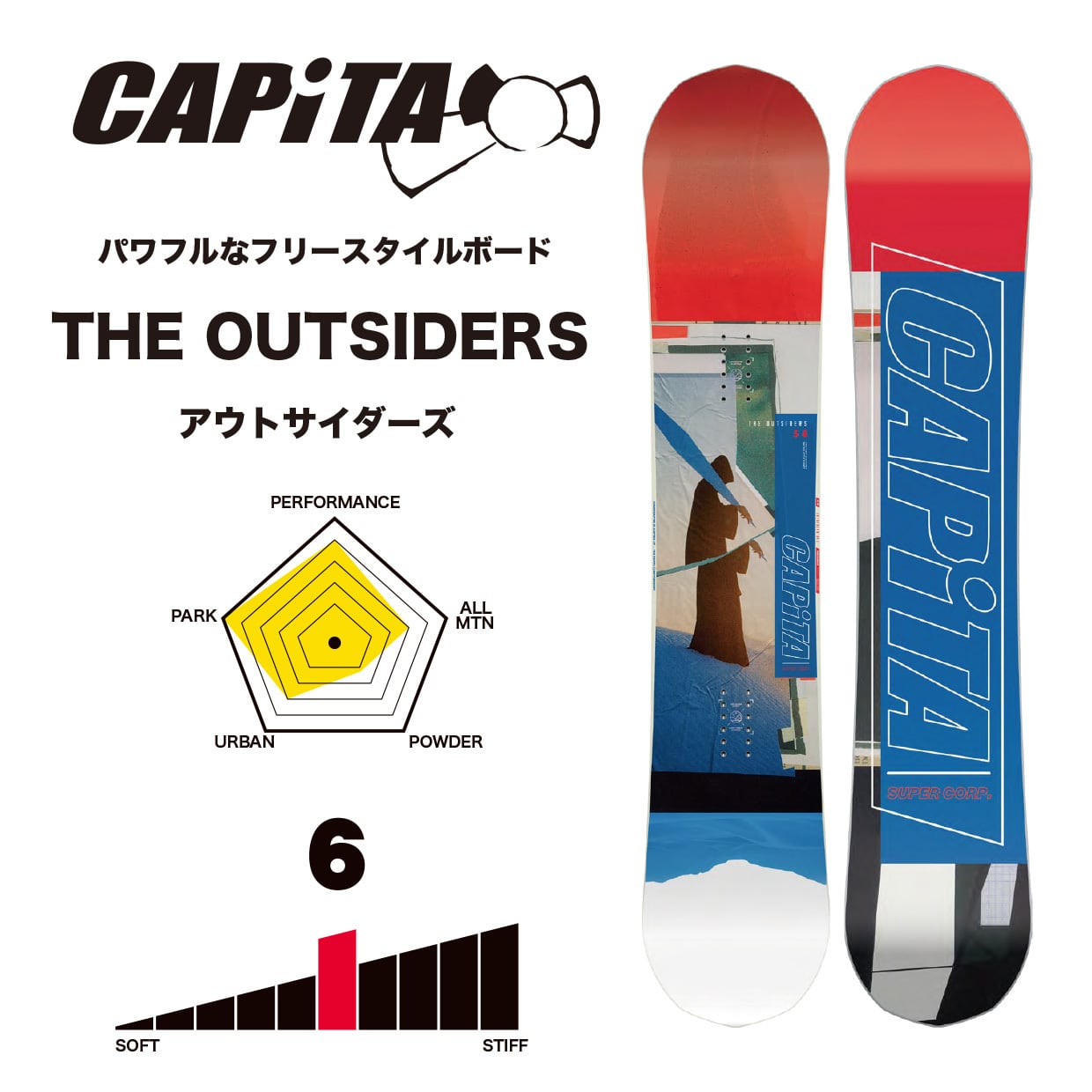 CAPITA スーパーDOA 152cm 新品・未使用 - ボード