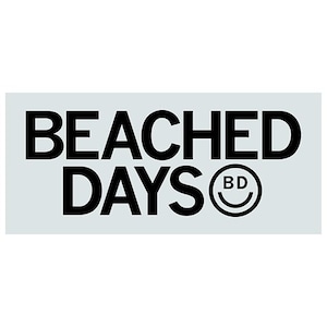 ［BEACHED DAYS］Logo Sticker