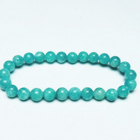アマゾナイト ブレスレット 7mm 一点物 メール便可 [M便 1/10] 111-47744