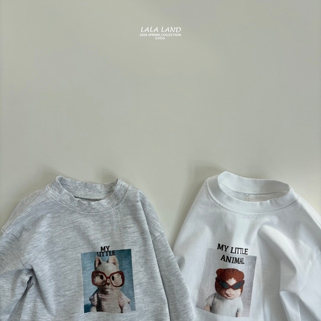 【予約】b. Animal Ribbed Tee