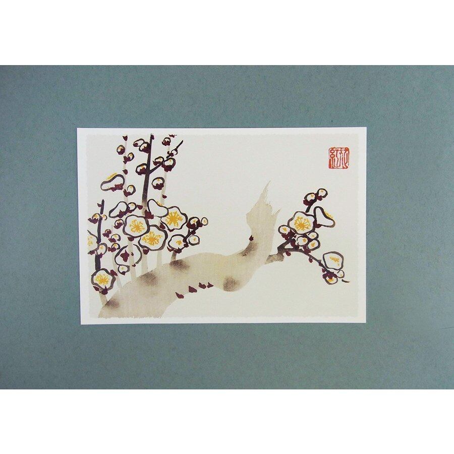 日本画ポストカード中村芳中 光琳画譜はがき 梅 | caeru