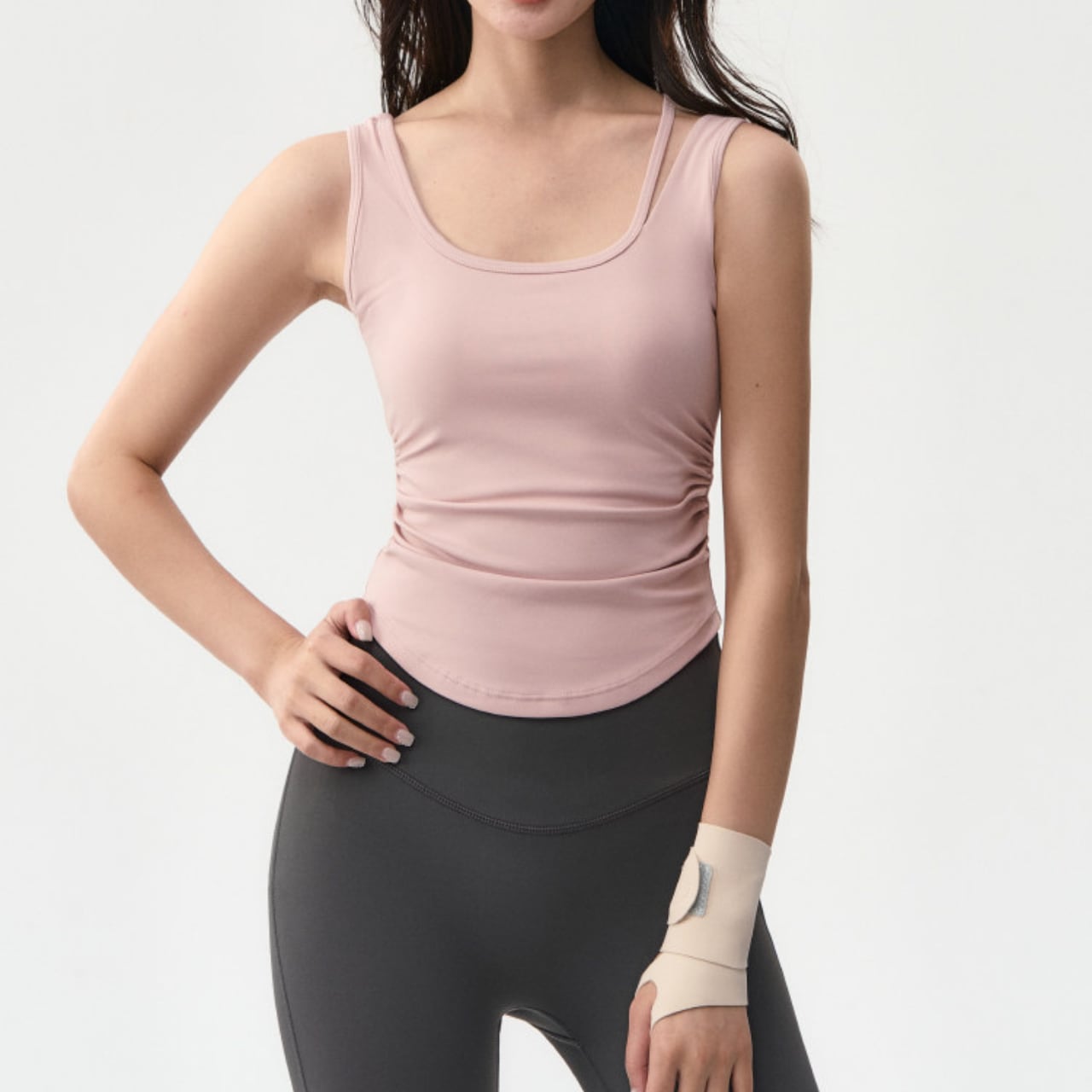 Asymmetric Back Tank Top BM0097