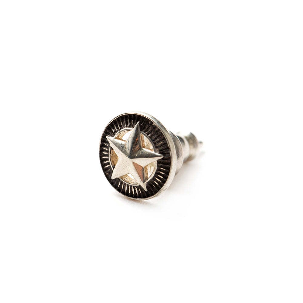 CALEE / MOON ROLL SILVER PIERCE | WHISKER