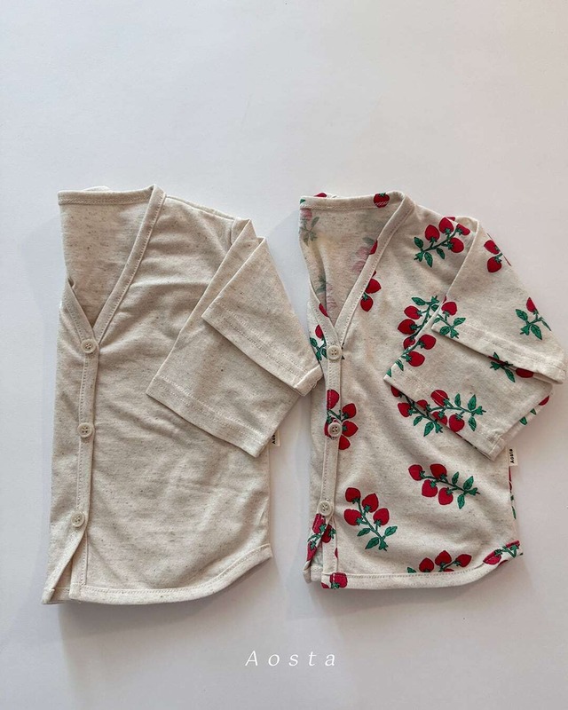 予約⌇aosta / Linen cardigan