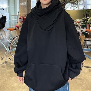 Faux two-piece hoodie(MT1657)