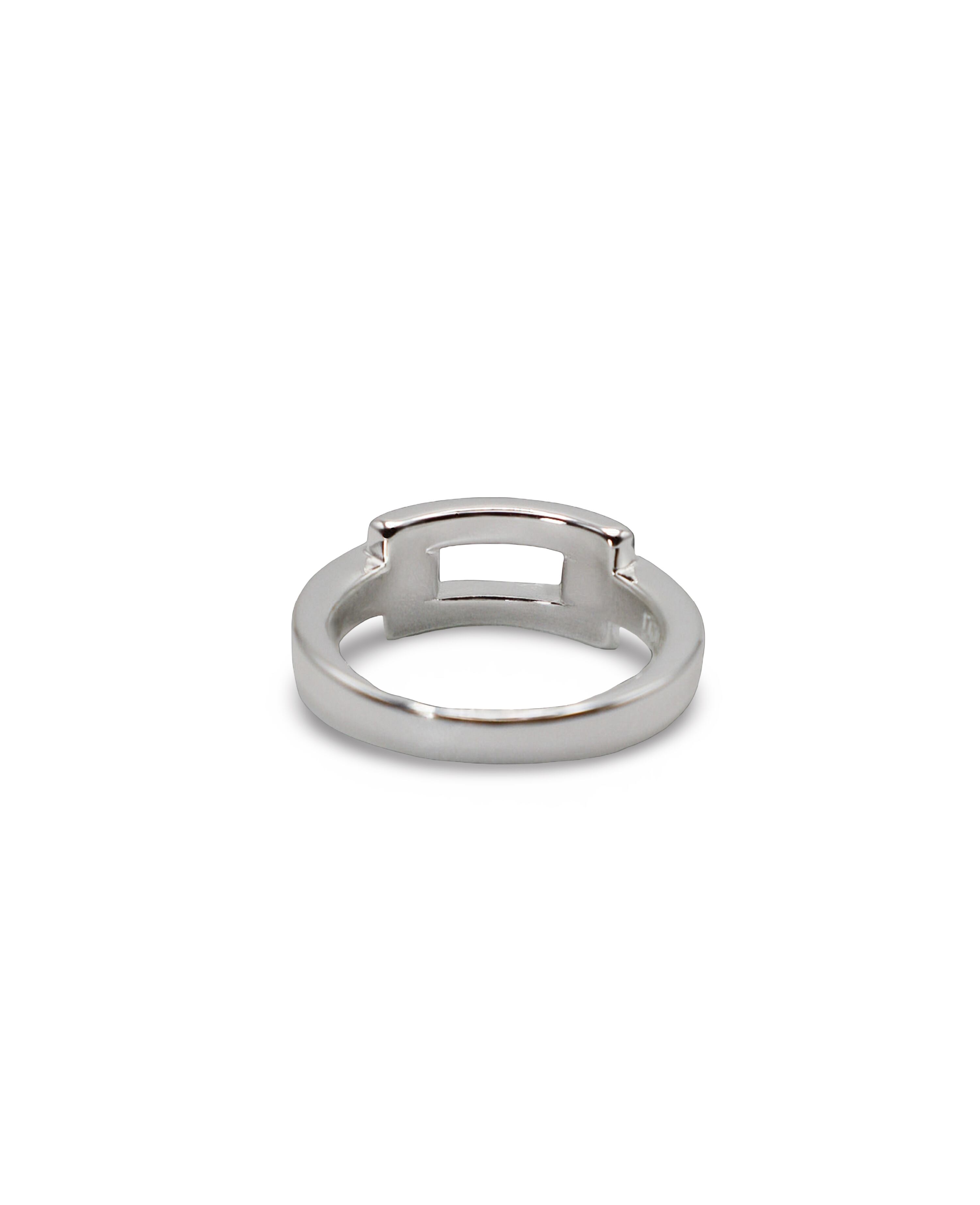 Square Link Ring “Lumivé” | naute