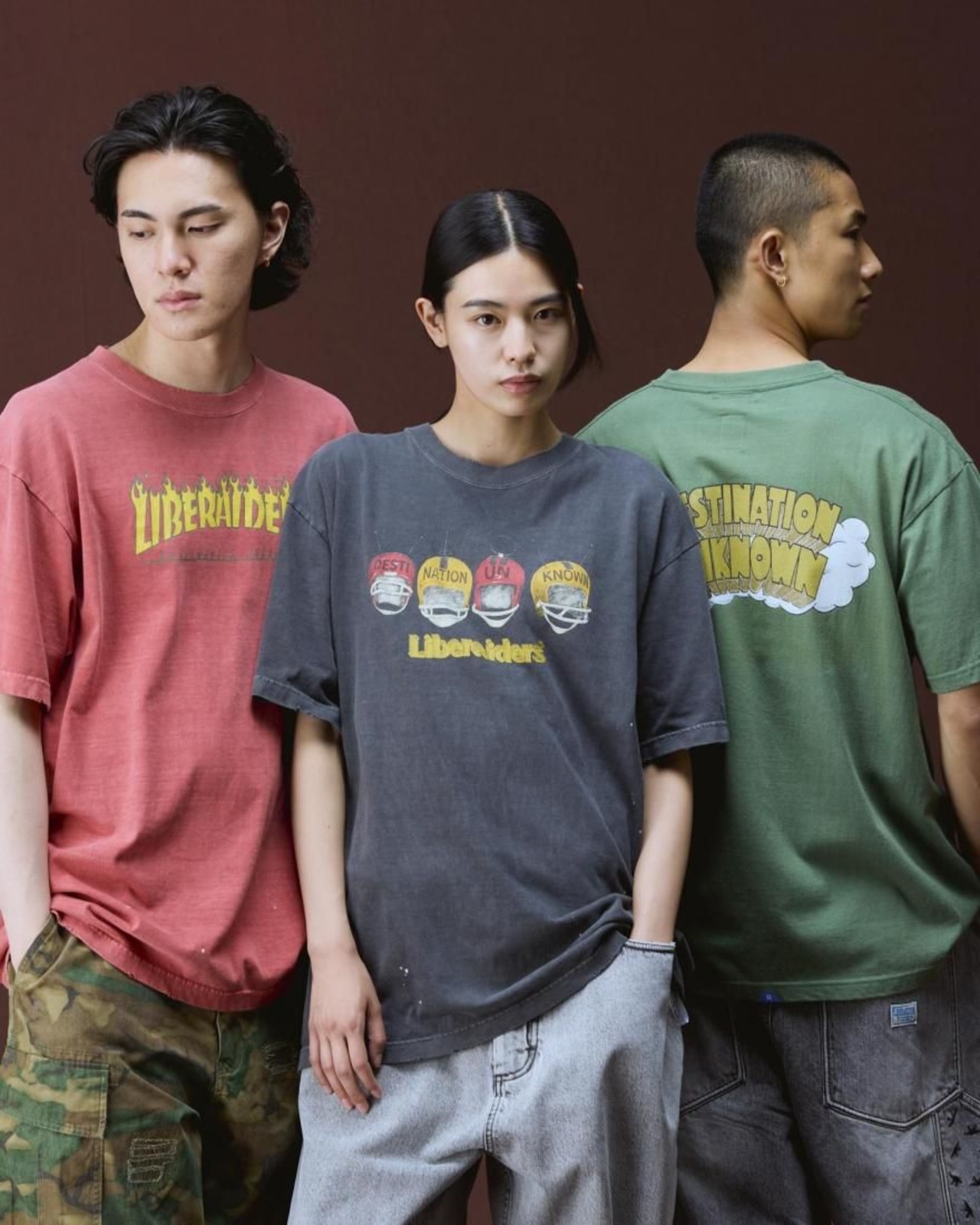 【 Liberaiders 】CLOUD LOGO TEE