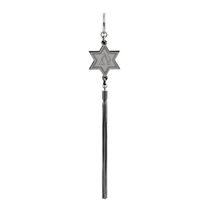 ΛrlequiΩ Hexagram metal tassel earring / clear black / RAVEL Creators Market【返品・交換・申込撤回不可】
