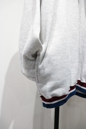 Stanford button neck design hoodie