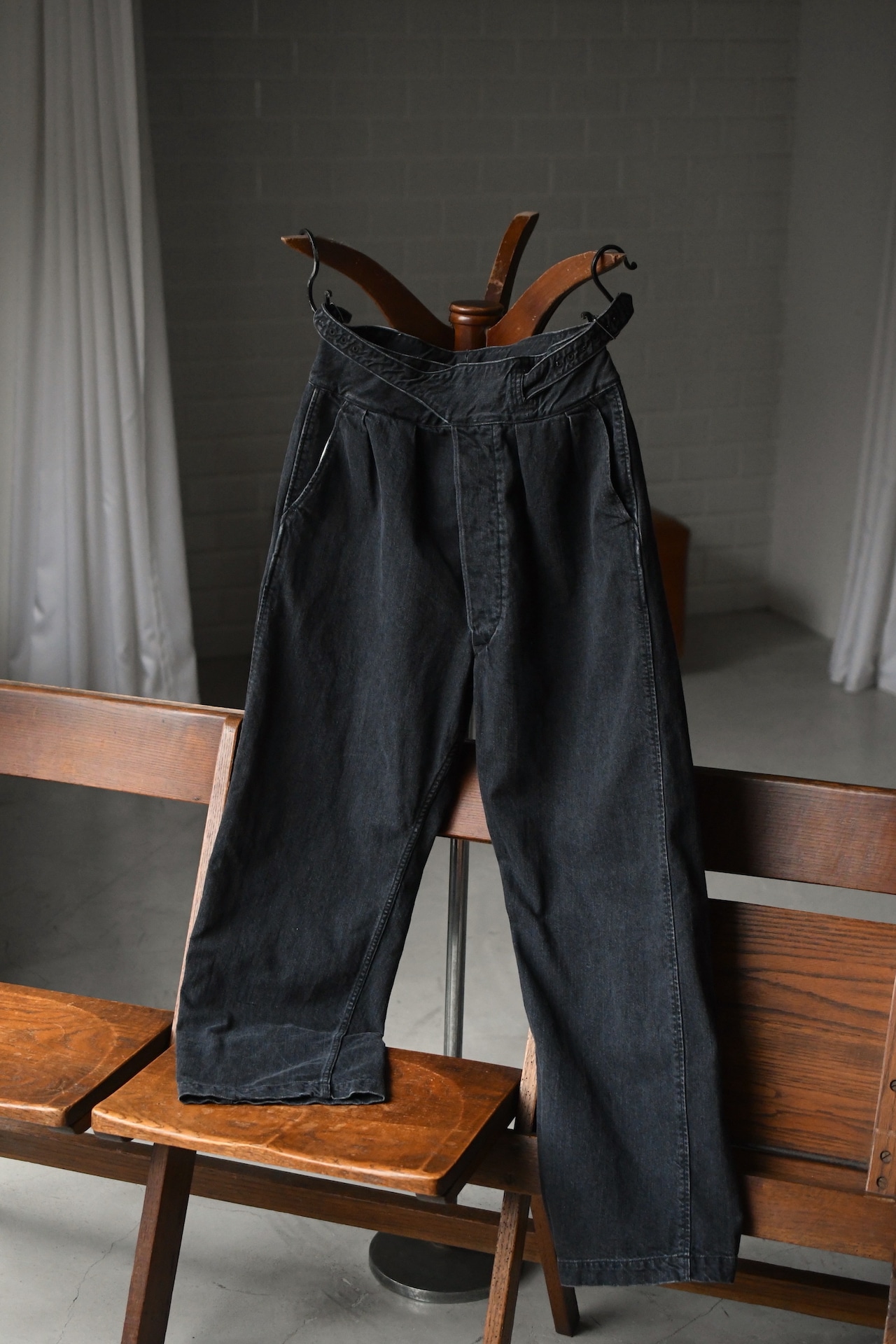 CIOTA / Denim Guruka Pants (Medium Black)