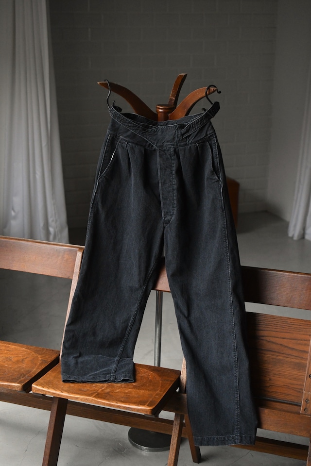 CIOTA / Denim Slacks (Medium Black)