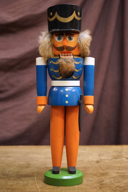 2412 くるみ割り人形 ドイツ 古道具 雑貨 オブジェ 置物 レトロ ヴィンテージ