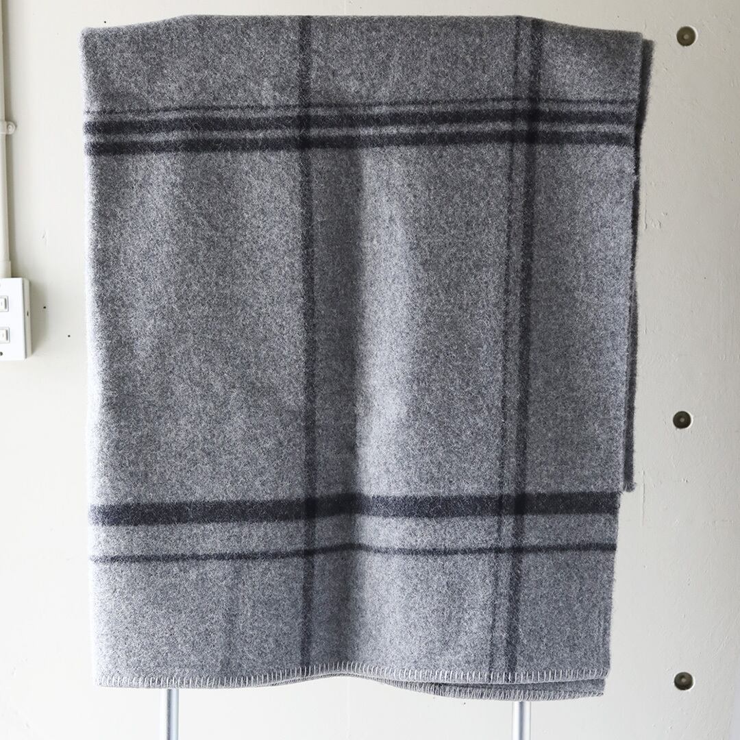 loomer (ルーマー) Shetland Wool Check Blanket (ブランケット