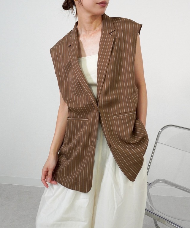 ストライプスリーブレスJK　5272500 (0722)