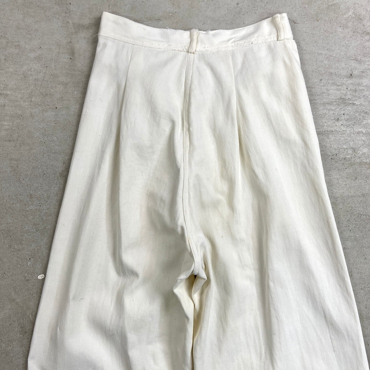 50年代 U.S.NAVY コットンセーラーパンツ レディースW25相当 古着 50s