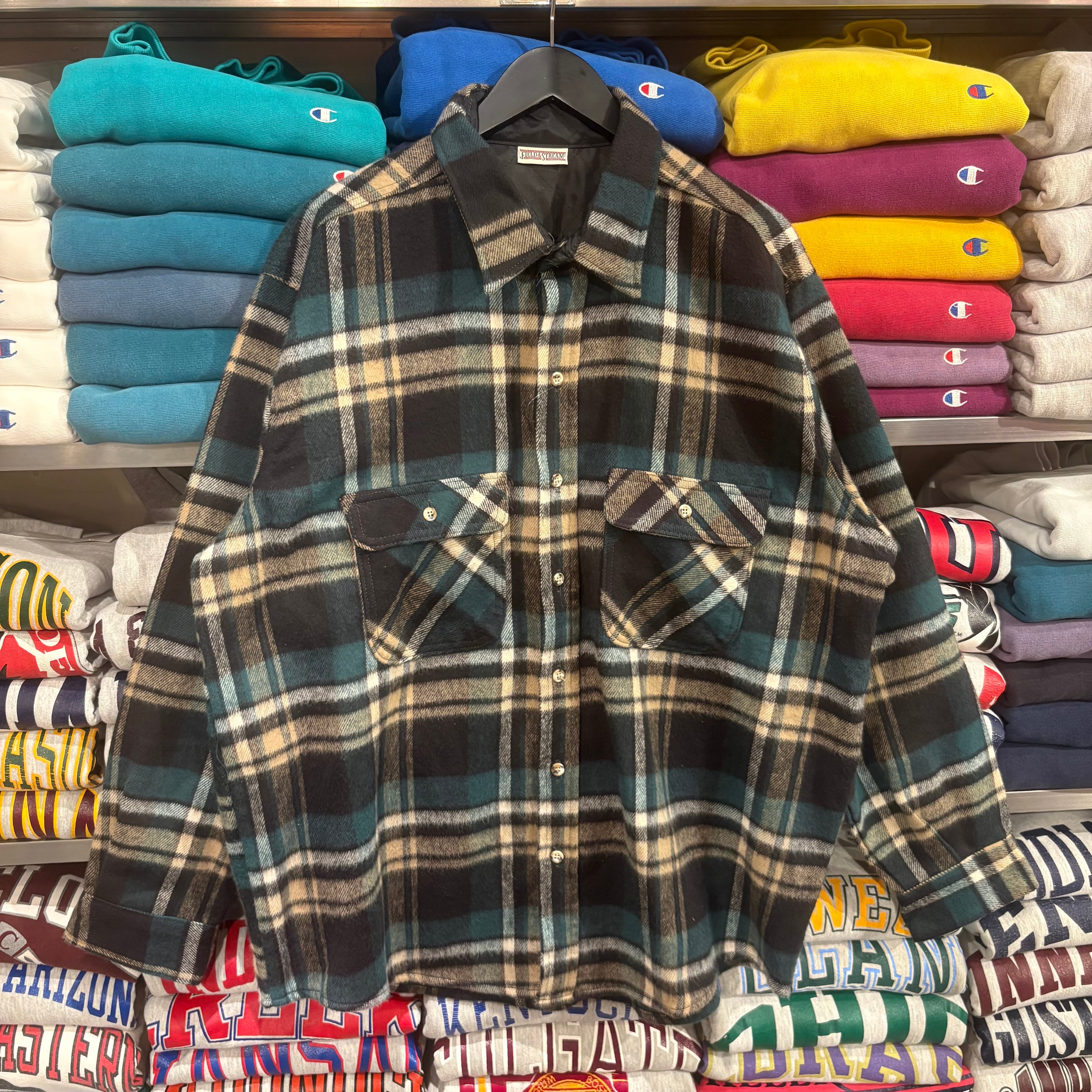 90S FIELD&STREAM FLANNEL SH DEAD STOCK | BerBerJin / & BerBerJin