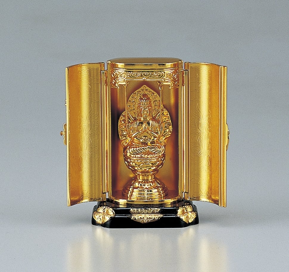 千手観音菩薩 厨子付 渡辺景秋作 | 株式会社竹中銅器