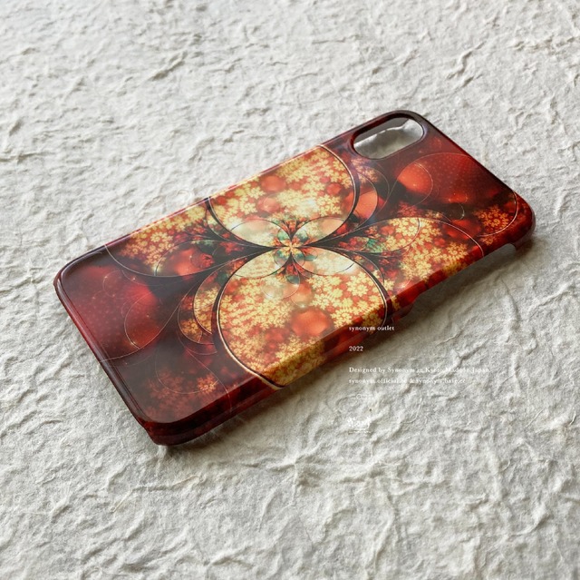 【USED品】花鏡 - 和風 iPhoneケース【iPhoneX/XS】