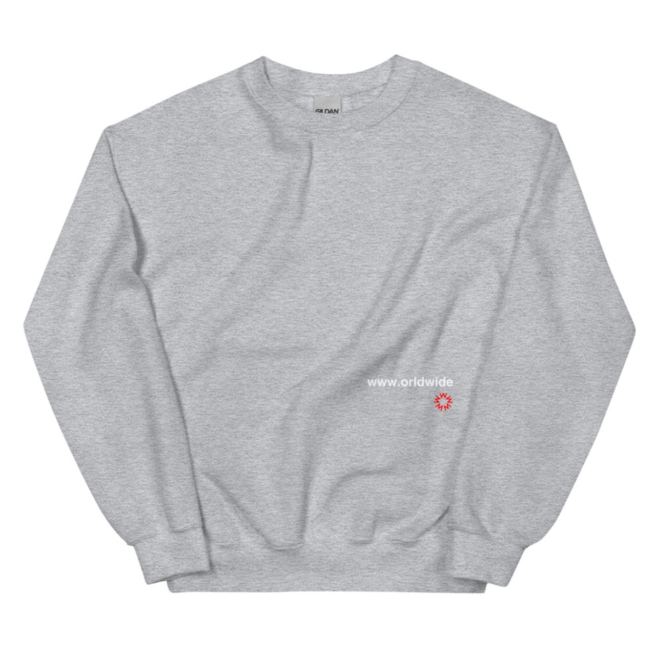 【458】www.orld wide Sweat Grey