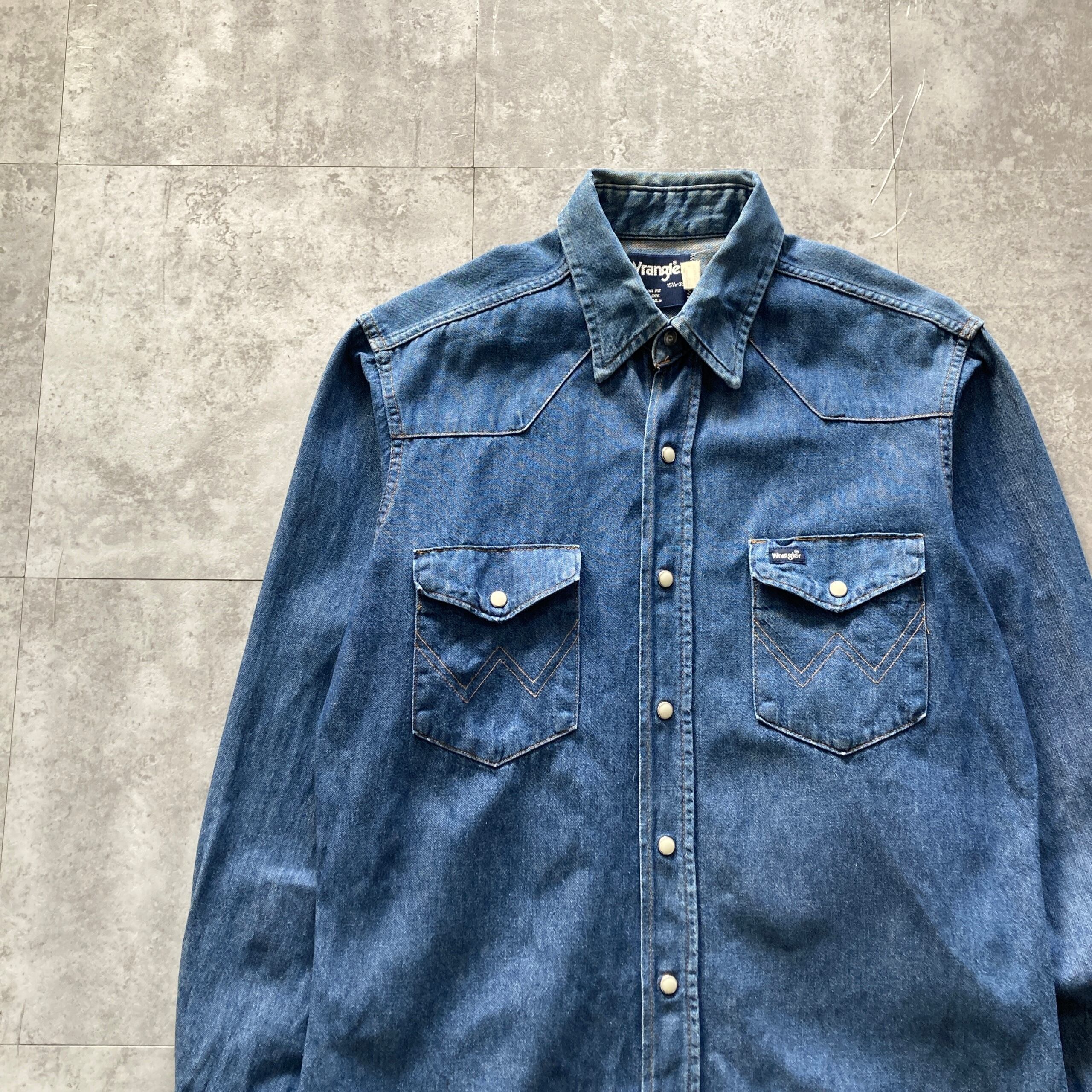 Size.15】80s Wrangler 70127MW ラングラー 80年代製 USA製 アメリカ製