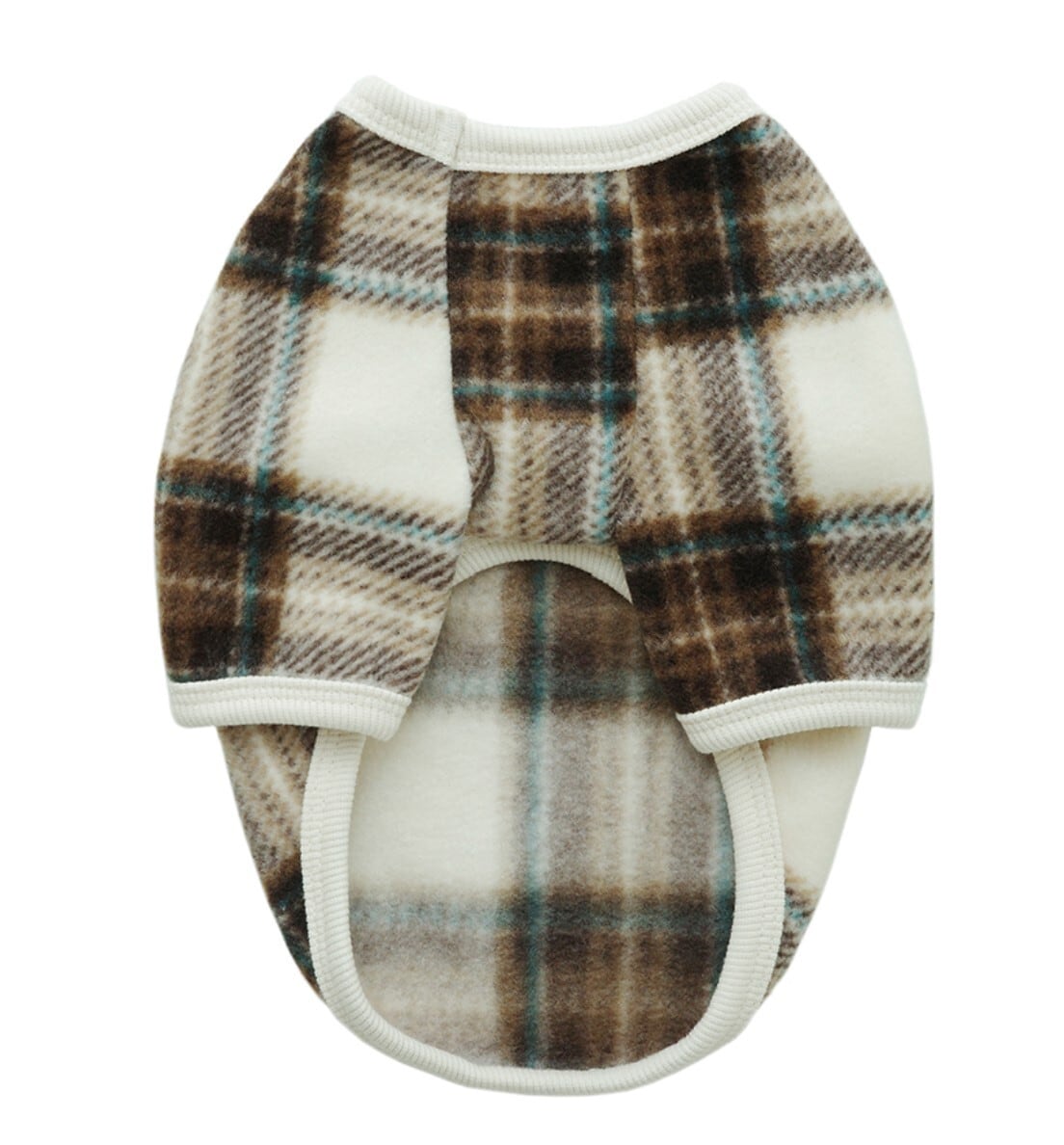 予約【noonoosoom】check fleece (BrownCheck)