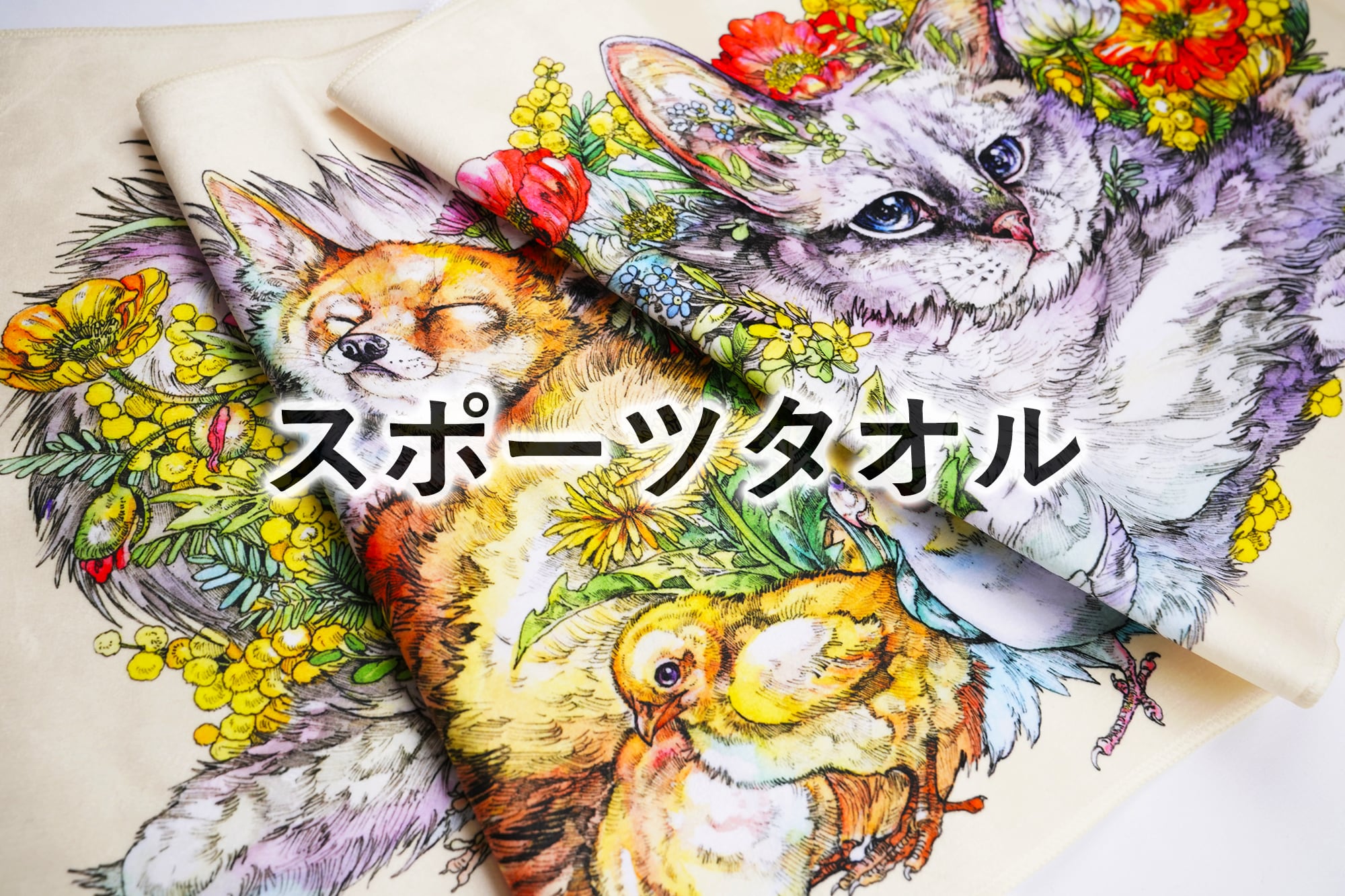 スポーツタオル「花枕」 | KEN MATSUDA ONLINE STORE