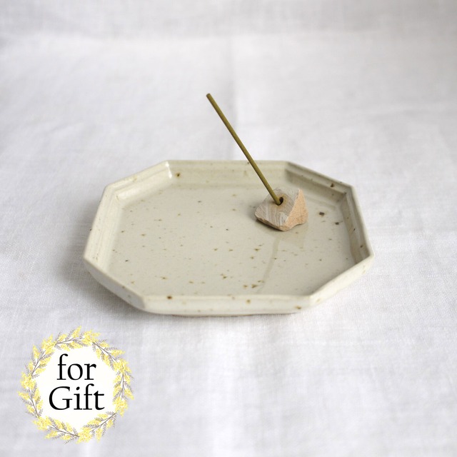 八角小皿 ＆ 陶片インセンスホルダー