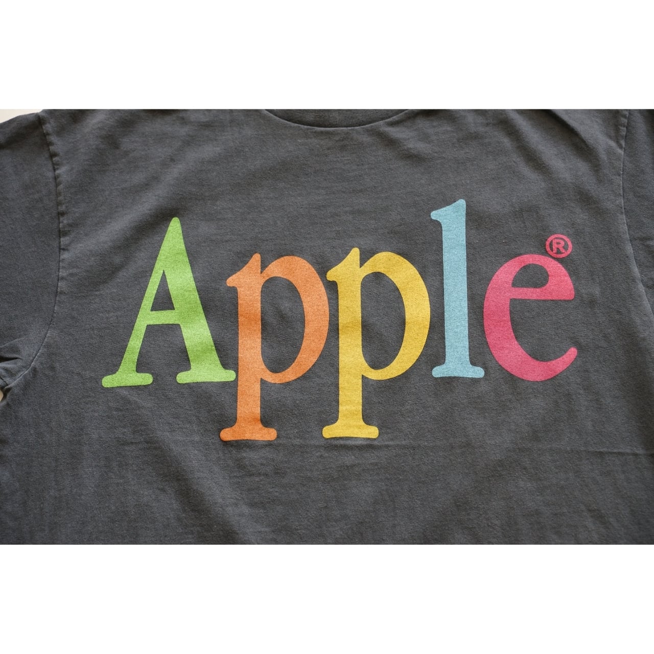 Apple アップル ロゴTシャツ 両面プリント L XL｜NA814 NA815 NA816
