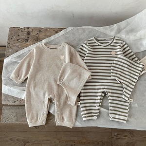 【BABY&KID】秋新作ワッフルオールインワン 全2色