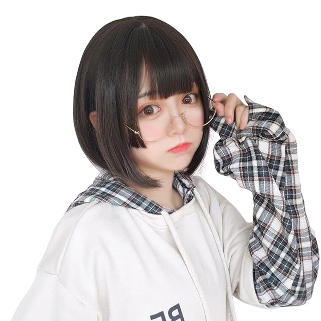 カットウイッグ 人毛100% B-07s ウィッグ マネキン 高品質 カット練習