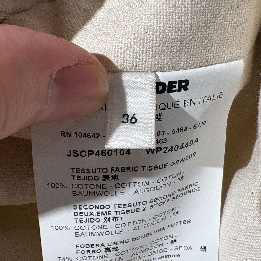 JIL SANDER ジルサンダー 19AW Cutwork Sleeveless Jacket