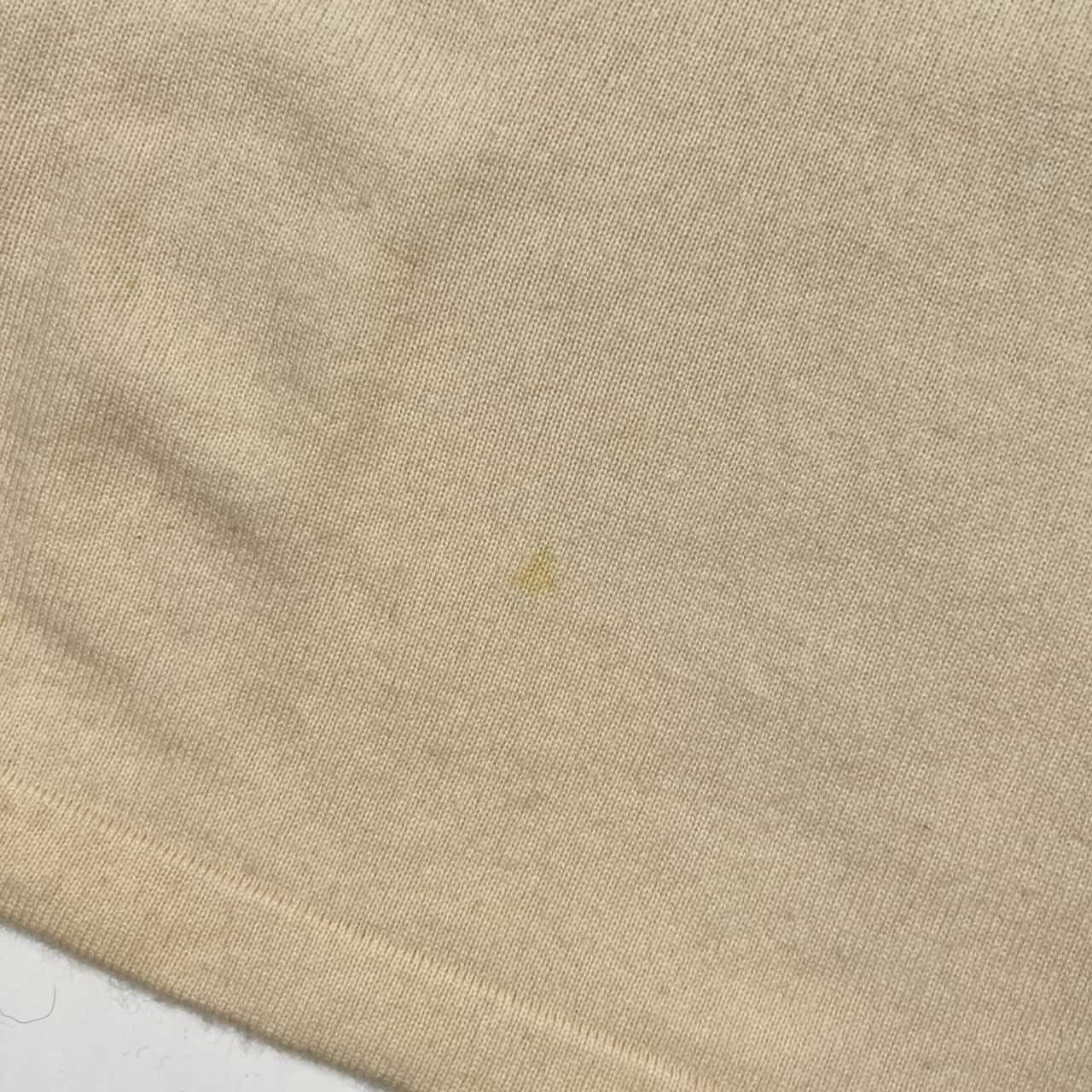 カシミヤ100% PIANETA ピアネータ ステッチ デザイン ニット セーター /アイボリー系 レディース