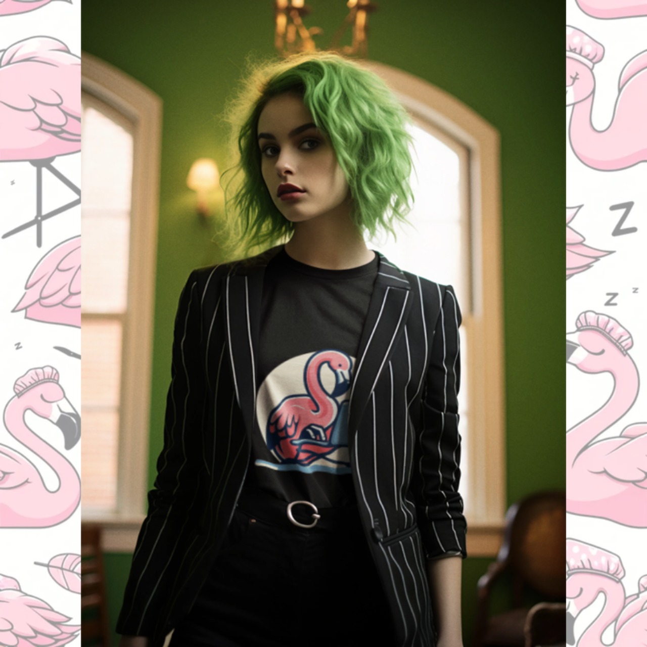 T-shirt -フラミンPC 4111