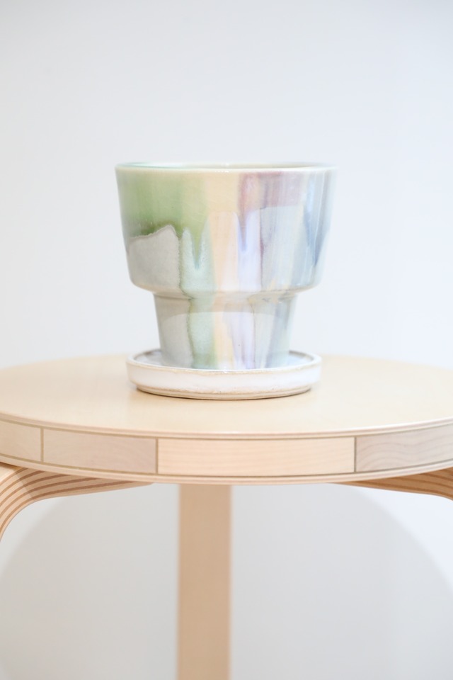 オーラポット フレア /陶器鉢