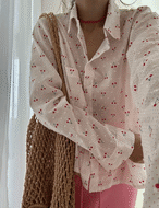 【25ss】Cherry Shirts_ onecolor