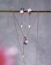 桜色と一滴　ネックレス