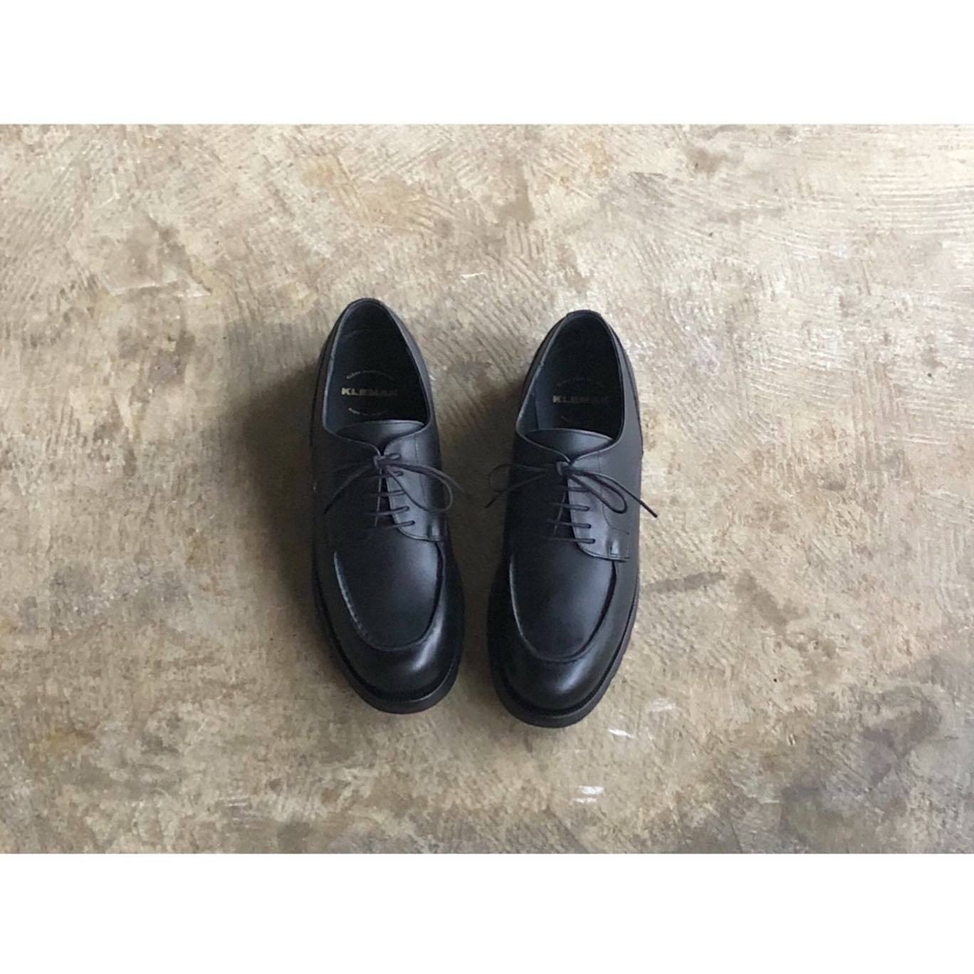 再入荷 KLEMAN(クレマン) 『FRODAN』U Chip Leather Shoes BLACK ...