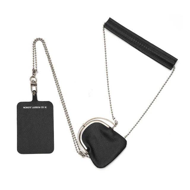 Ed Robert Judson (エドロバートジャドソン) phone strap & frame purse【ODD】ブラック