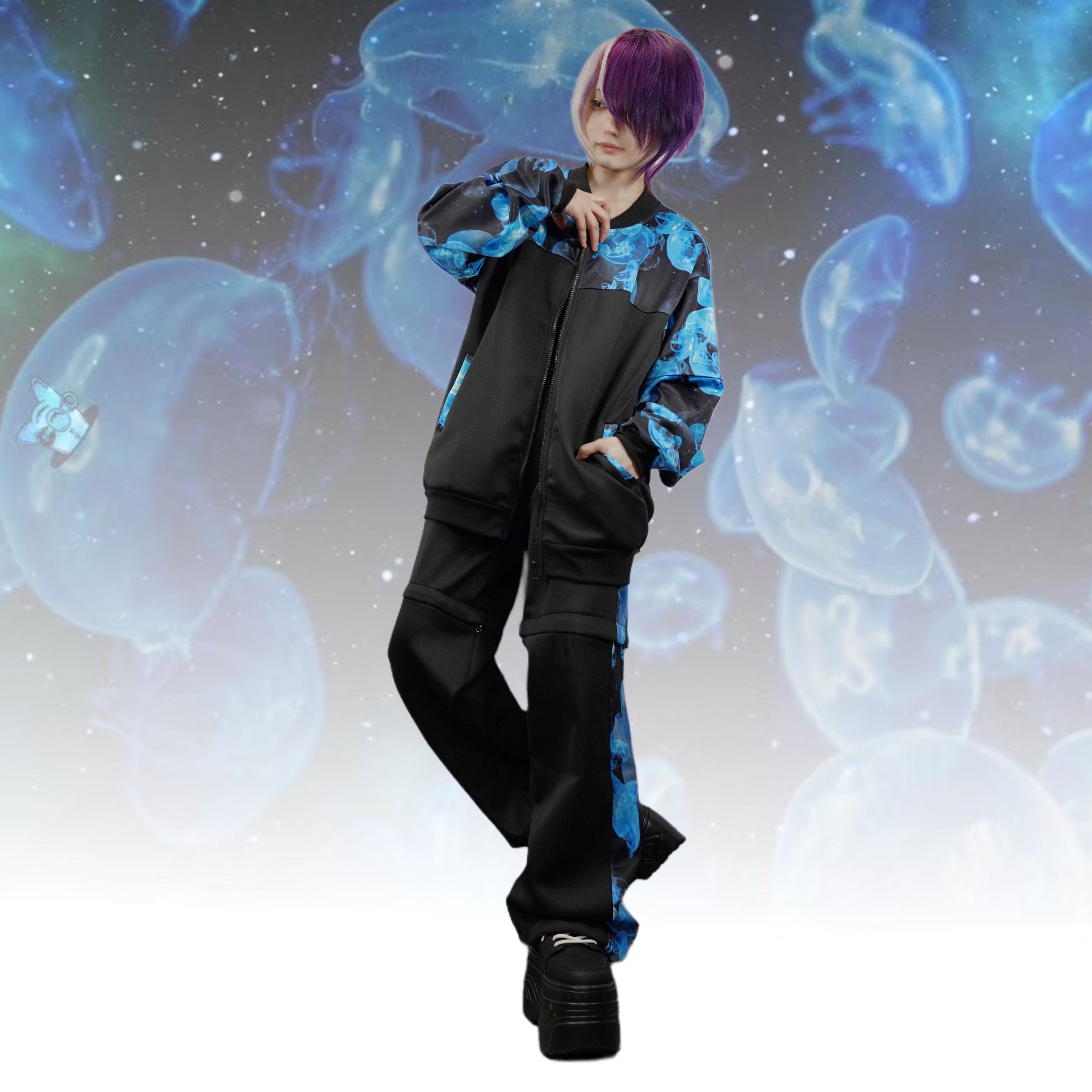 海月DESIGN 2WAY ZIP OUTER | NIER CLOTHING