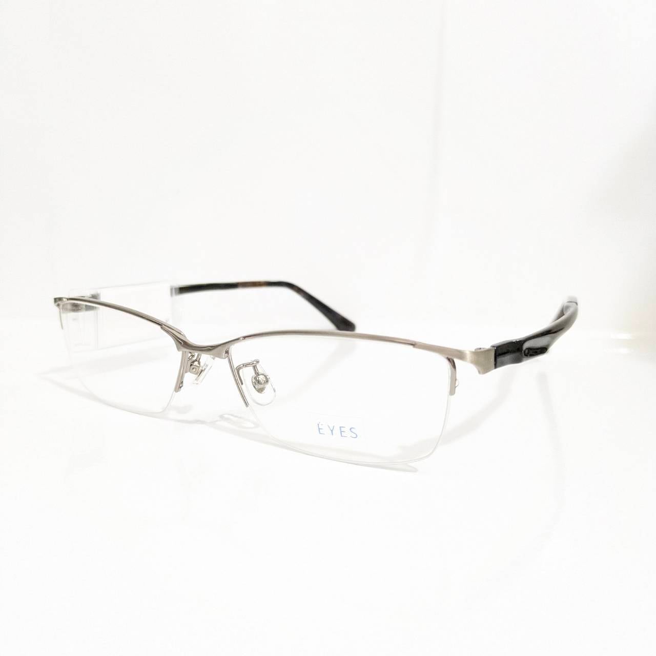【EYES】スクエアナイロールフレーム シルバー