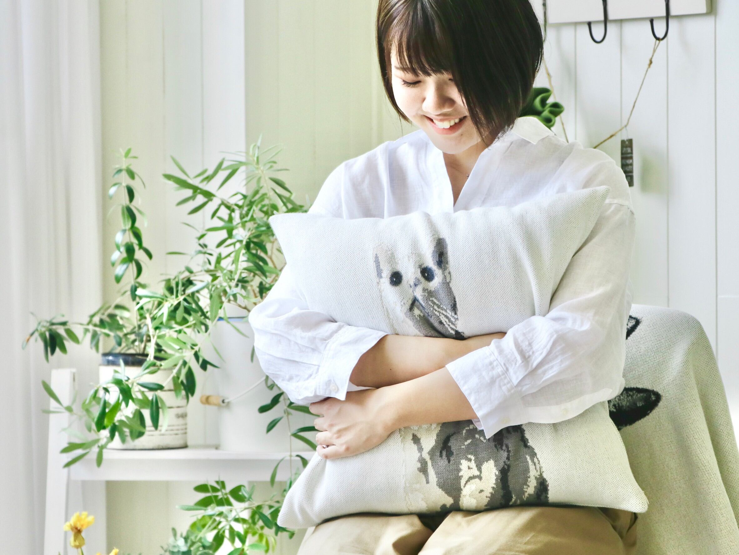 クッションカバー（オーダーメイド商品） | and.e | ペットの写真から