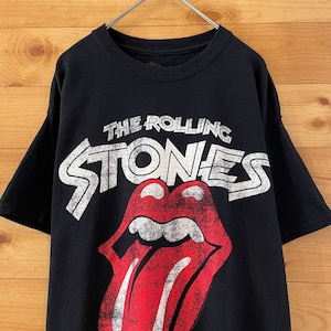 【The Rolling Stones】公式 バンドTシャツ USツアー78 レプリカ ベロマーク ローリングストーンズ Mサイズ us古着