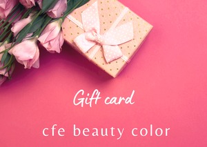 cfe beauty color 5500円 webギフトカード