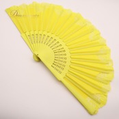 フラメンコ 小物 Abanico Español 34cm アバニコ イエロー系 ゴールド系 レース 扇子 せんす 黄色 柄 模様 小道具 ダンス小物 華やか 練習 レッスン 舞台 発表会 イベント ダンス ステージ フラメンコ小物 明るい 鮮やか かわいい