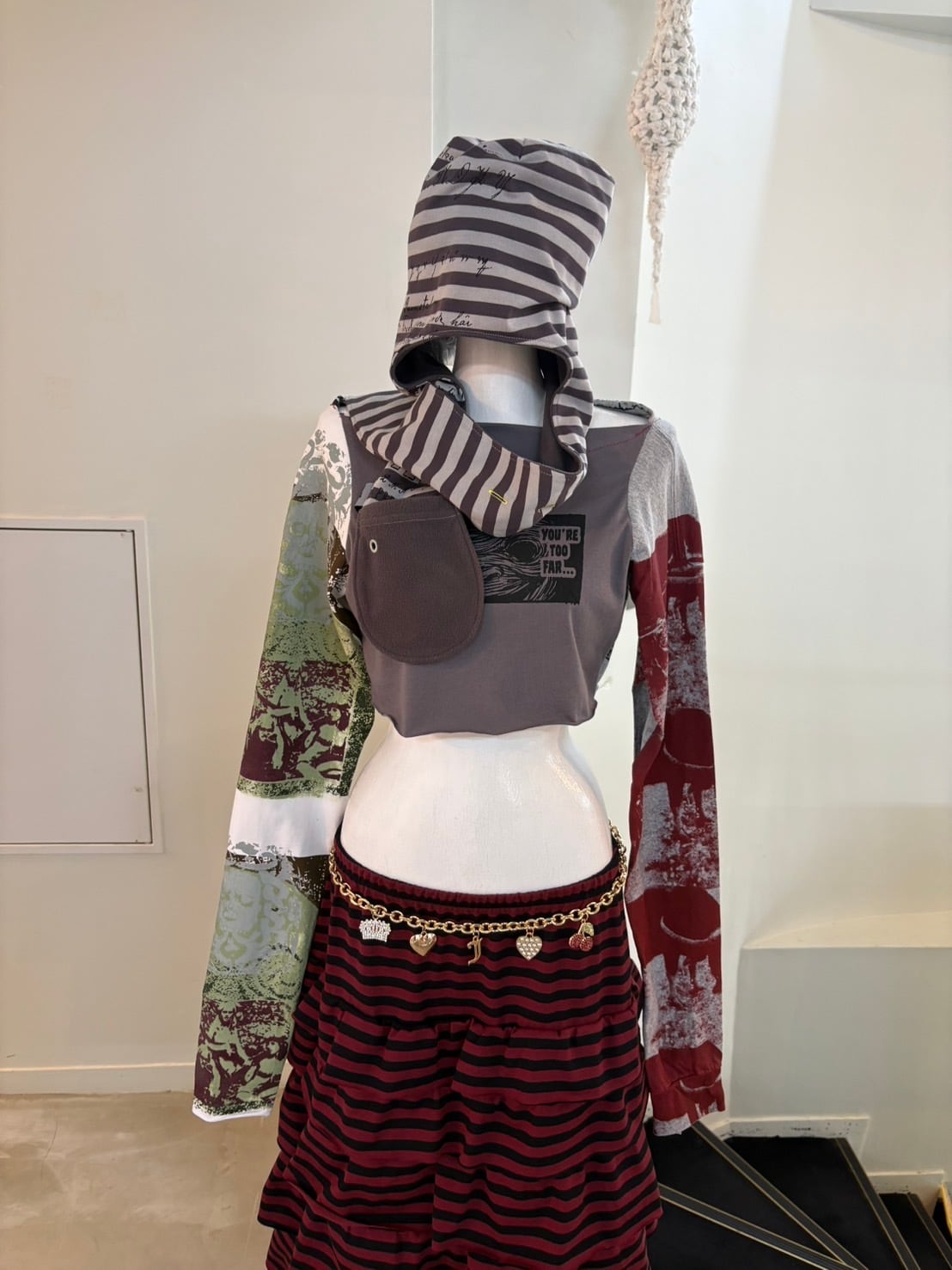 BONE 'Too Far From God'crop top