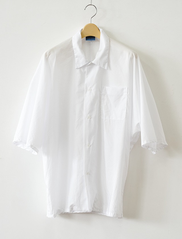aulico : SHORT SLEEVE SHIRT / WHITE